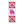 FF866651  866651 Glassunderlag Elg 6-p röd/ora/rosa Moz