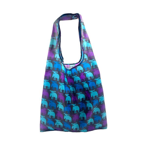 FF866057  866057 Handlenett Classic lilla/turkis/blå rPet Polyester, Sammenleggbar, Moz