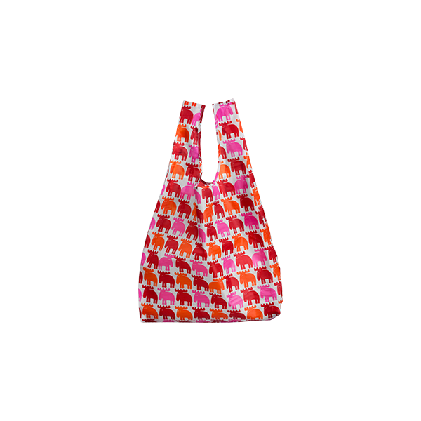 FF866051  866051 Handlenett Classic röd/rosa/orange, rPet Polyester, Sammenleggbar, Moz