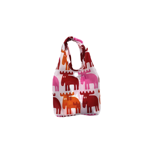 FF866051  866051 Handlenett Classic röd/rosa/orange, rPet Polyester, Sammenleggbar, Moz