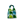 FF866060  866060 Handlenett Classic lime/grøn/turkis rPet Polyester, Sammenleggbar, Moz