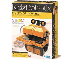 8503422 4M 00-03422 Aktivitetspakke, Money Bank Robot KidzRobotix, 4M