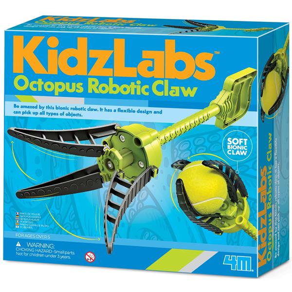 8503434 4M 00-03434 Aktivitetspakke, Octopus Robotic Claw KidzLabs, 4M