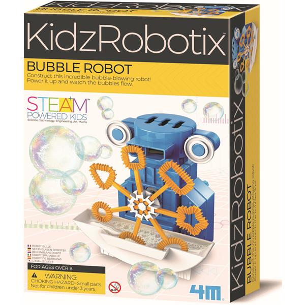 8503423 4M 00-03423 Aktivitetspakke, Bubble Robot KidzRobotix, 4M