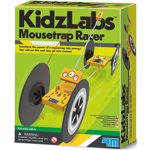 8503908 4M 00-03908 Aktivitetspakke, Mousetrap Racer Kidz Labs, 4M