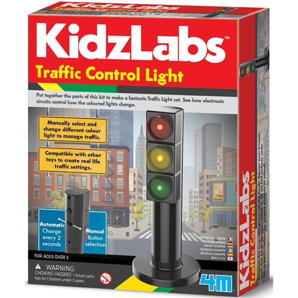 8503441 4M 00-03441 Aktivitetspakke, Traffic Light Kidz Labs, 4M