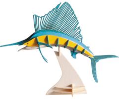 11660   3-D Paper Model Flyvefisk Sailfish, Fridolin